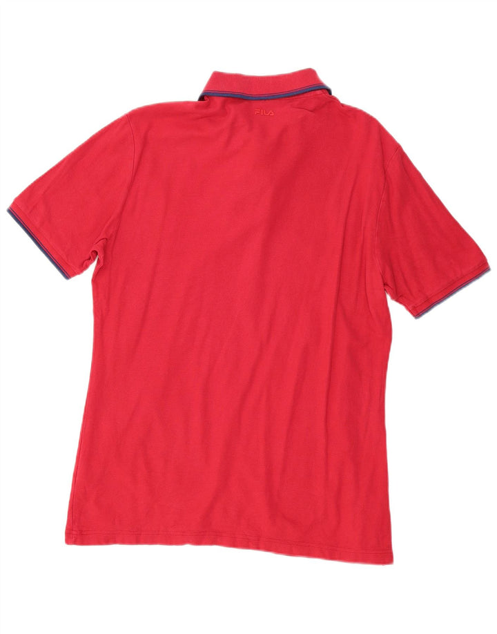 Camisa Polo Masculina Fila Grande Vermelha