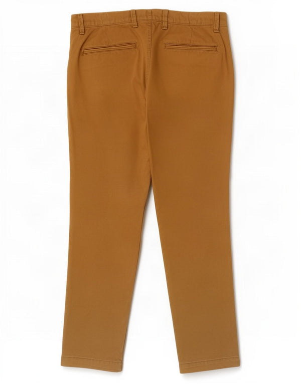 Calça Chino Masculina Slim Fit Gap W34 L30 Algodão Marrom