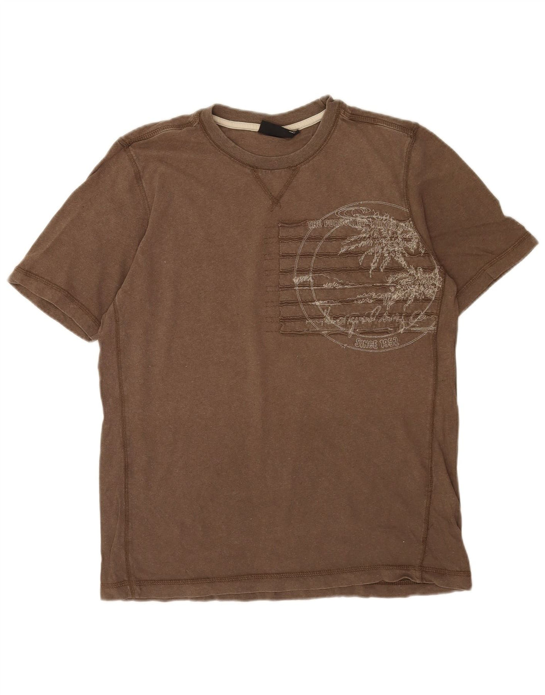 Camiseta gráfica masculina O'Neill Top cinza médio algodão