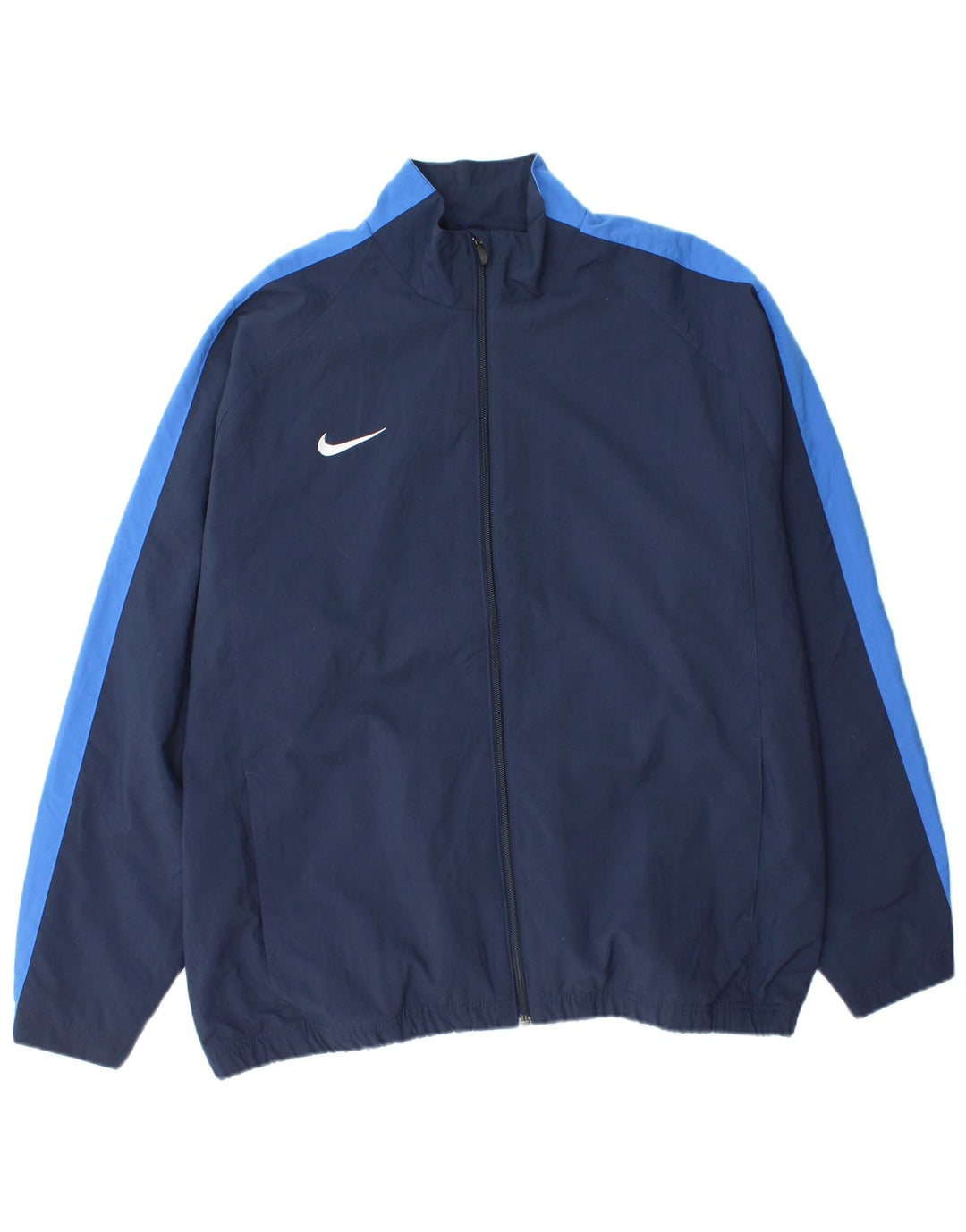 Nike Masculino Full Tracksuit UK 44/46 XL Azul Marinho Colorblock Poliéster
