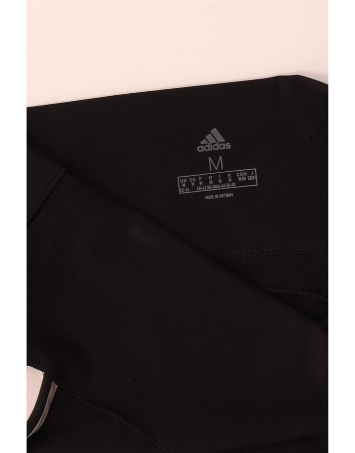 Leggings Adidas Femininas UK 12/14 Médias Pretas