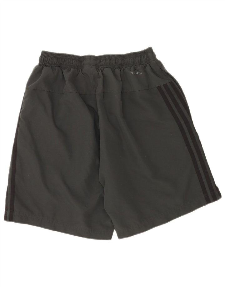 Adidas Mens Climalite Sport Shorts Pequeno Poliéster Cinza