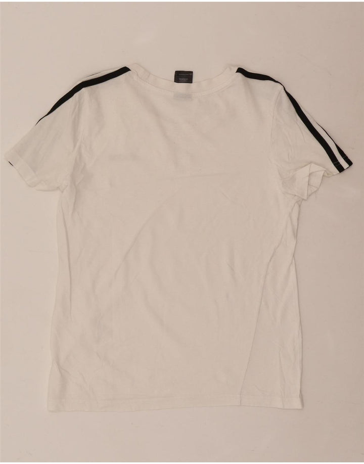 Camiseta Adidas Feminina Top UK 12/14 Médio Branco