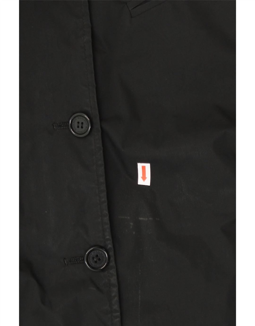 WOOLRICH Womens Padded Jacket UK 18 XL Black Polyester Vintage Woolrich and Second-Hand Woolrich from Messina Hembry 
