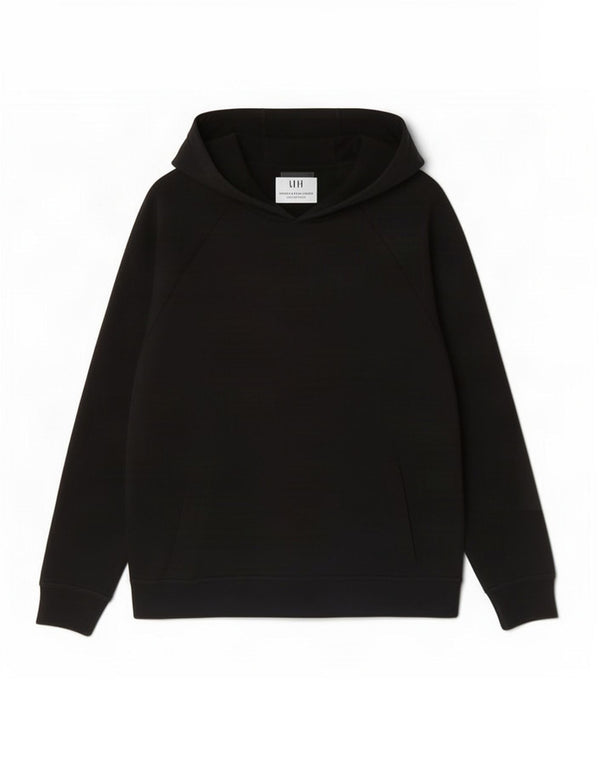 Nike Mens Dri Fit Hoodie Jumper Médio Algodão Preto
