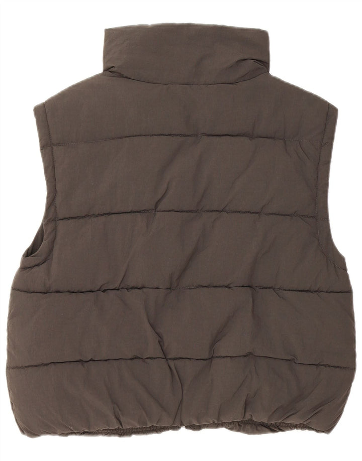 ZARA Colete acolchoado para meninas 13-14 anos cinza poliéster