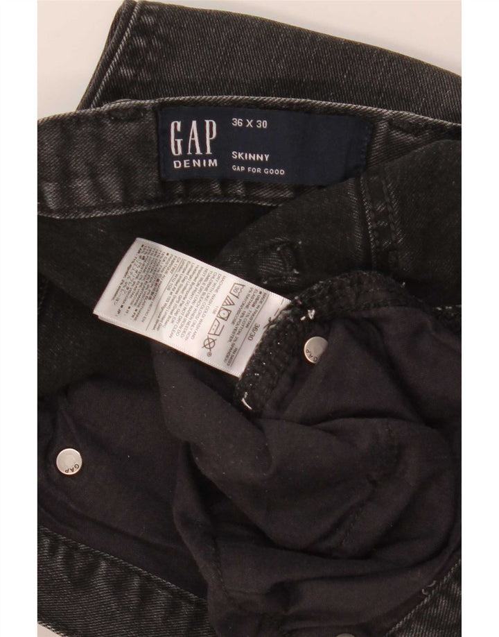 Jeans skinny masculino Gap W36 L30 algodão cinza