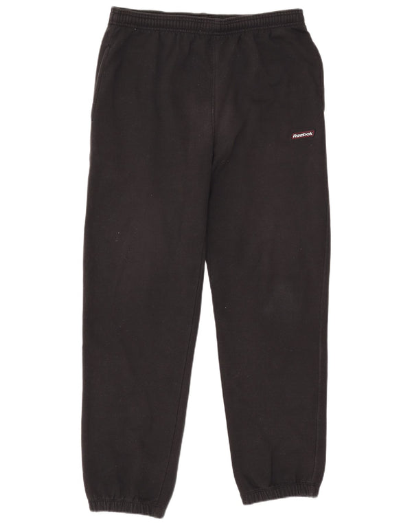 REEBOK Mens Calças de treino Joggers Médio Algodão Preto