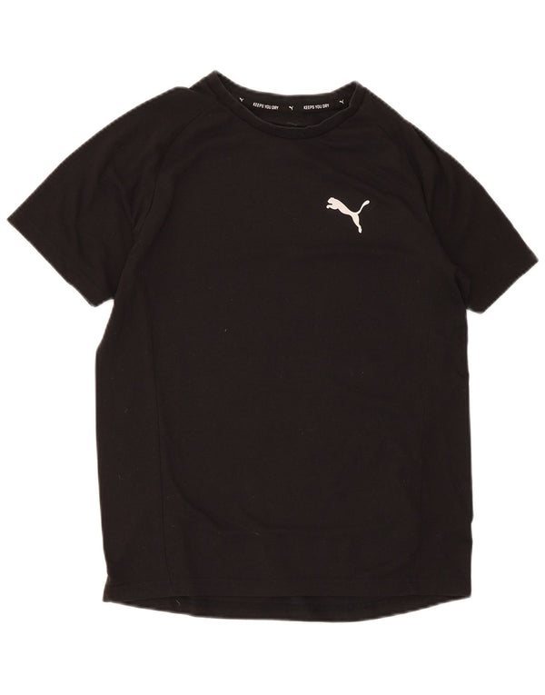 Camiseta Puma Menino 13-14 Anos Poliéster Preto