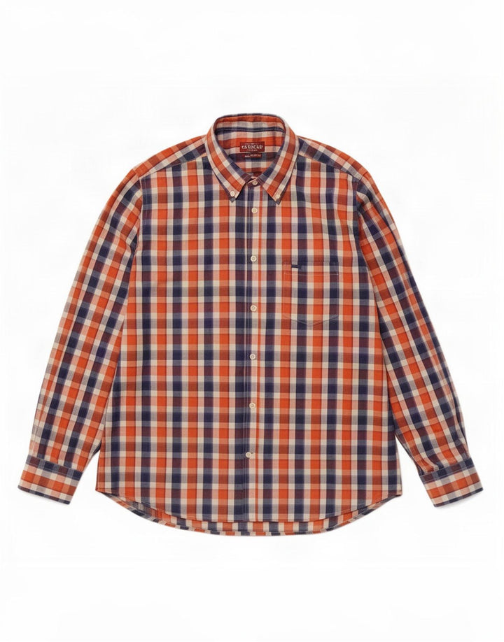 Camisa masculina Carrera Regular Fit XL algodão xadrez multicolorido