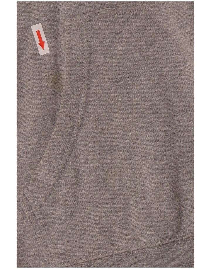 Suéter masculino Hurley com capuz grande cinza