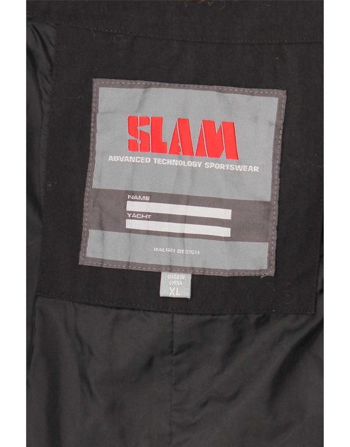 Jaqueta Parka Feminina Slam com Capuz Reino Unido 18 XL Preto Nylon