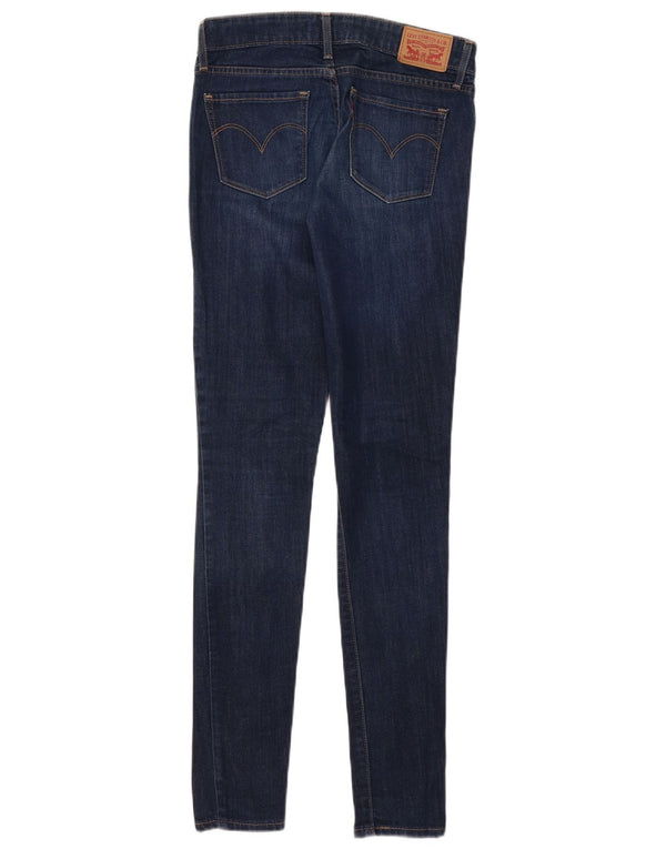 Calça jeans feminina Levi's 711 skinny W25 L32 azul algodão
