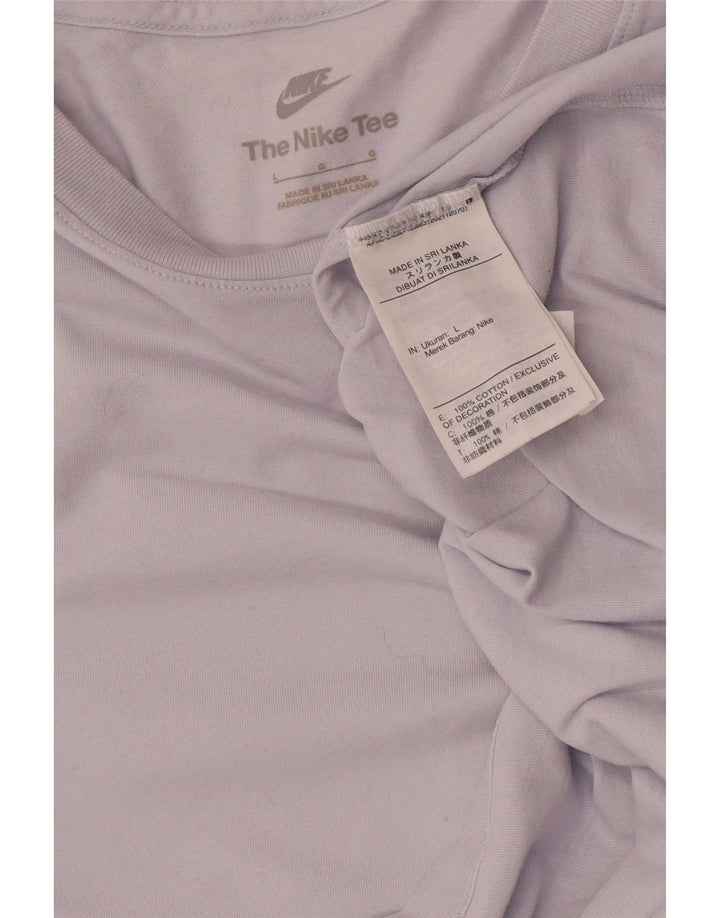 Camiseta masculina Nike grande algodão roxo