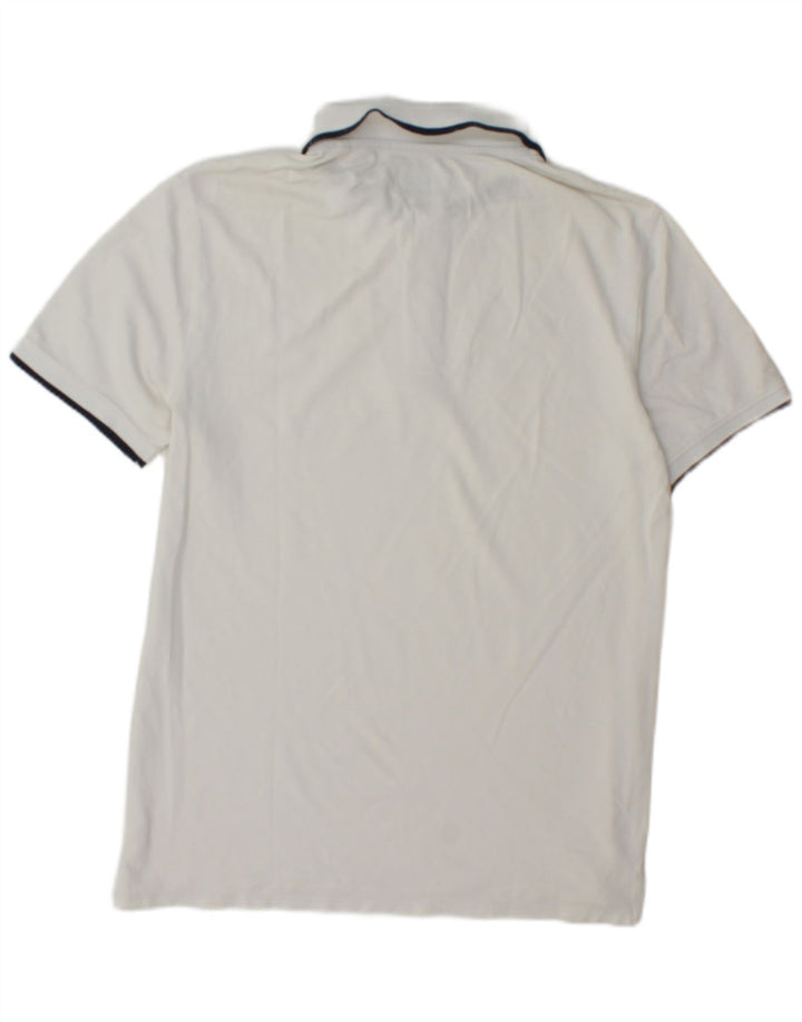 Camisa polo masculina Guess grande branca