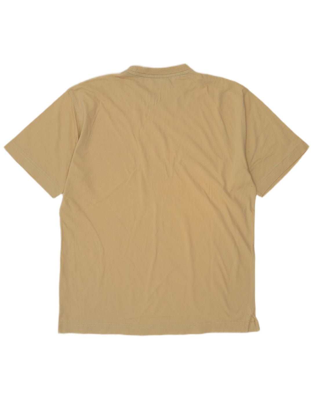 Camiseta masculina Asics Top médio algodão amarelo