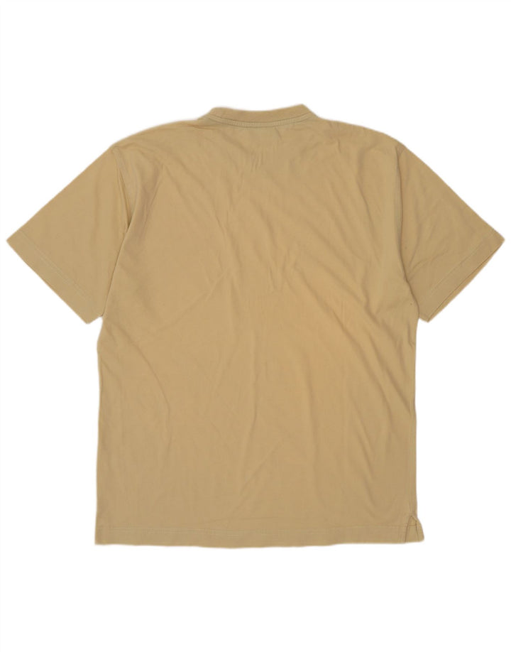 Camiseta masculina Asics Top médio algodão amarelo