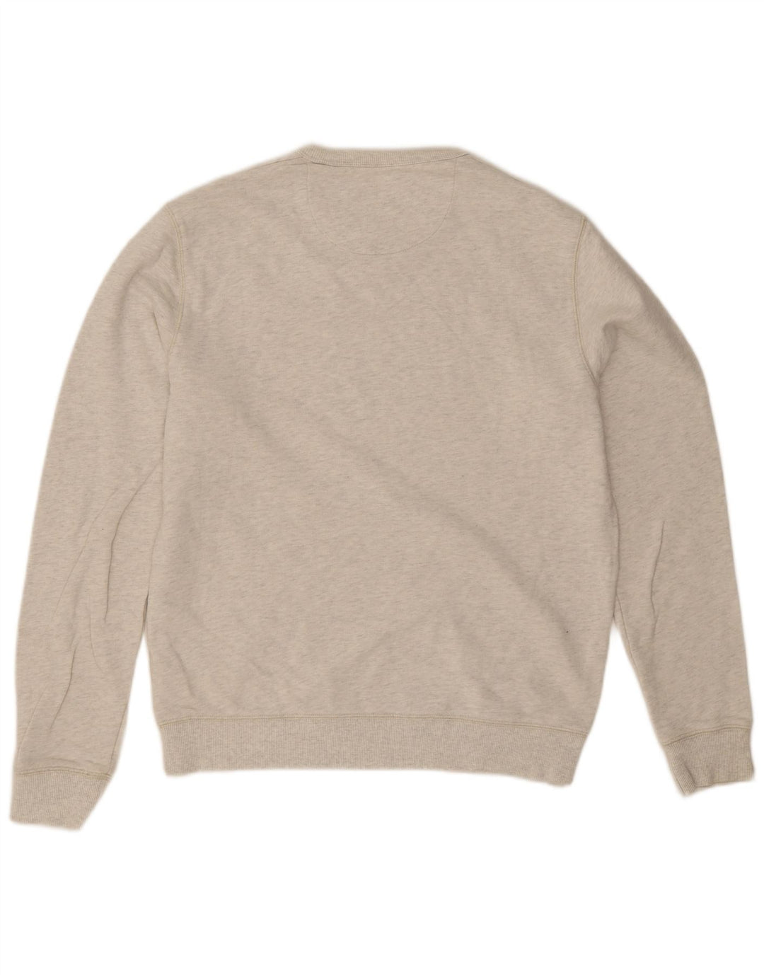 Farah moletom masculino jumper médio cinza algodão manchado