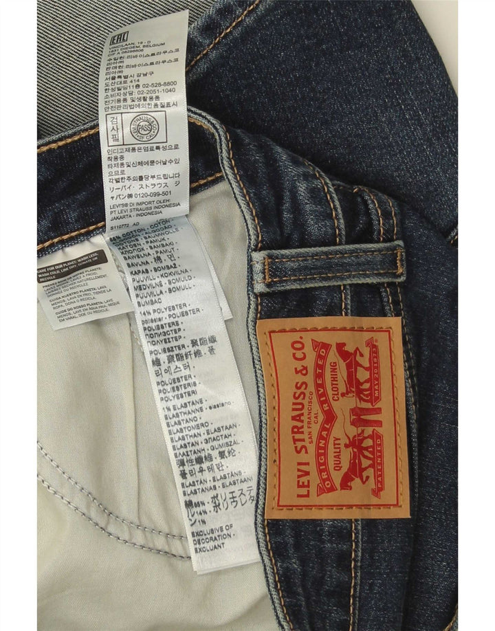 Shorts jeans feminino Levi's W30 algodão azul médio