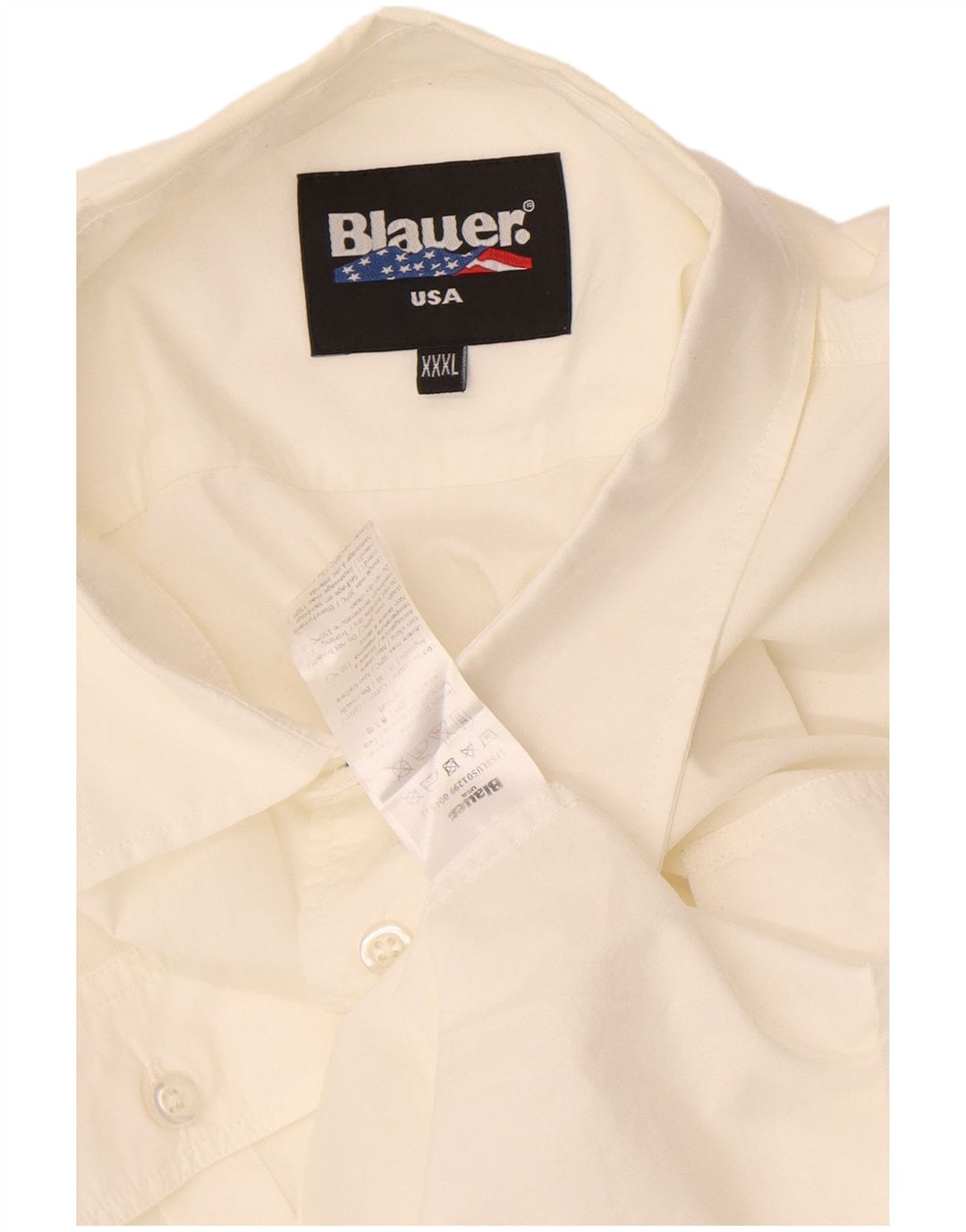 Camisa masculina Blauer 3XL algodão branco