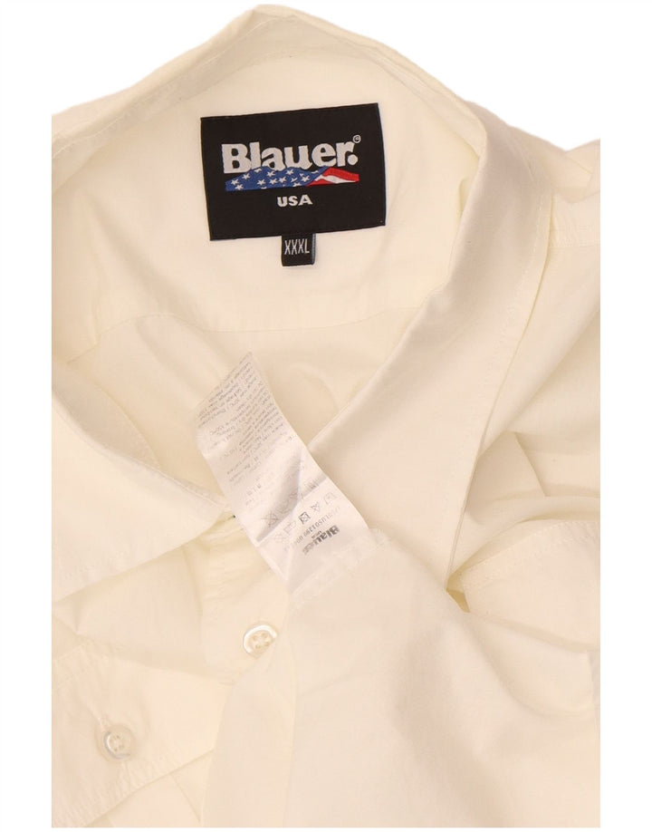 Camisa masculina Blauer 3XL algodão branco