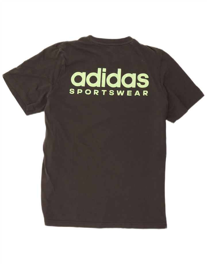 Camiseta Adidas Masculina Graphic Top Grande Algodão Cinza