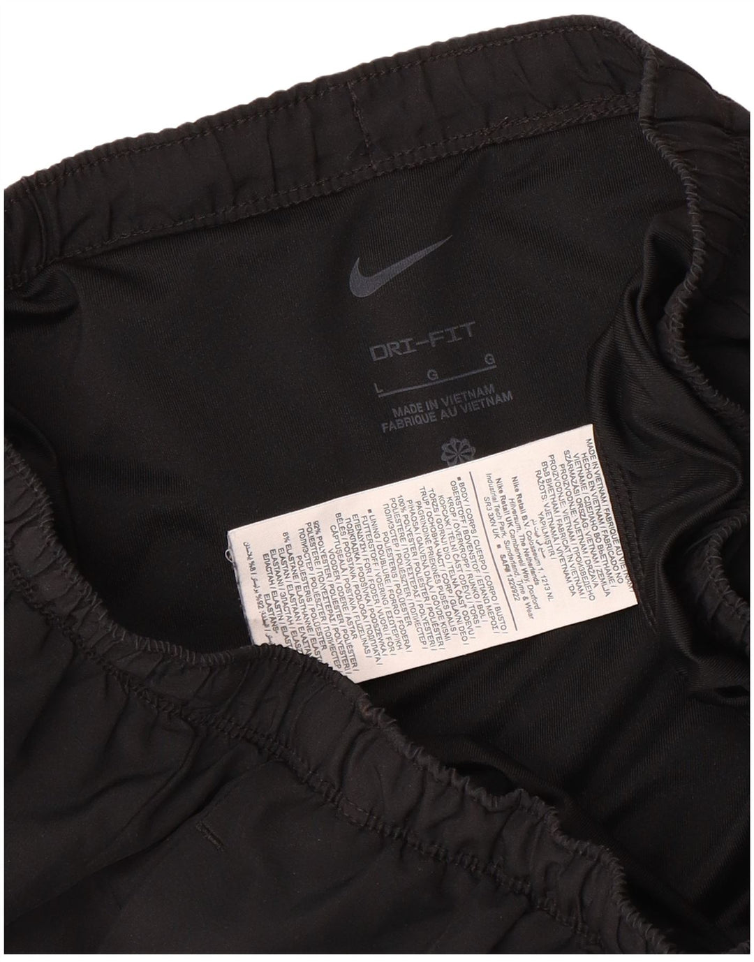 Nike Mens Dri Fit Sport Shorts Grande Poliéster Preto