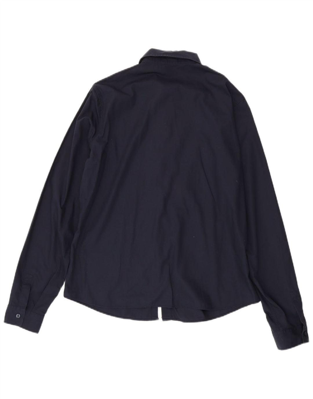 Camisa feminina Calvin Klein EUA 12 grande algodão azul marinho
