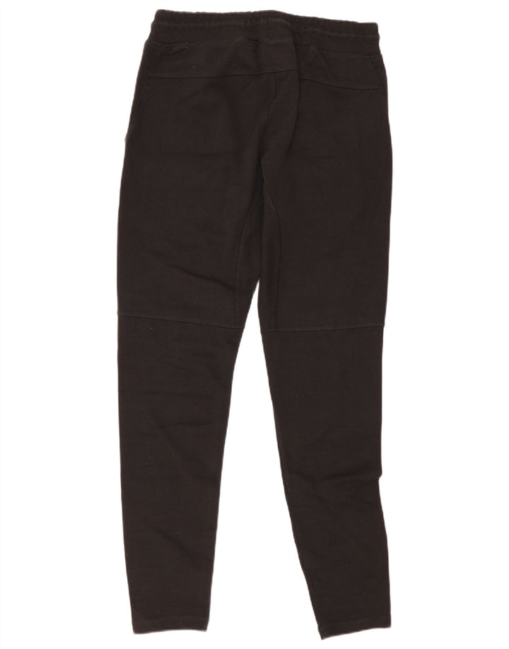 Calça de treino masculina Superdry médio preto colorblock algodão