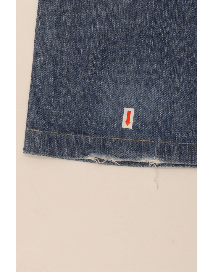 Jeans retos femininos REPLAY W28 L30 algodão azul