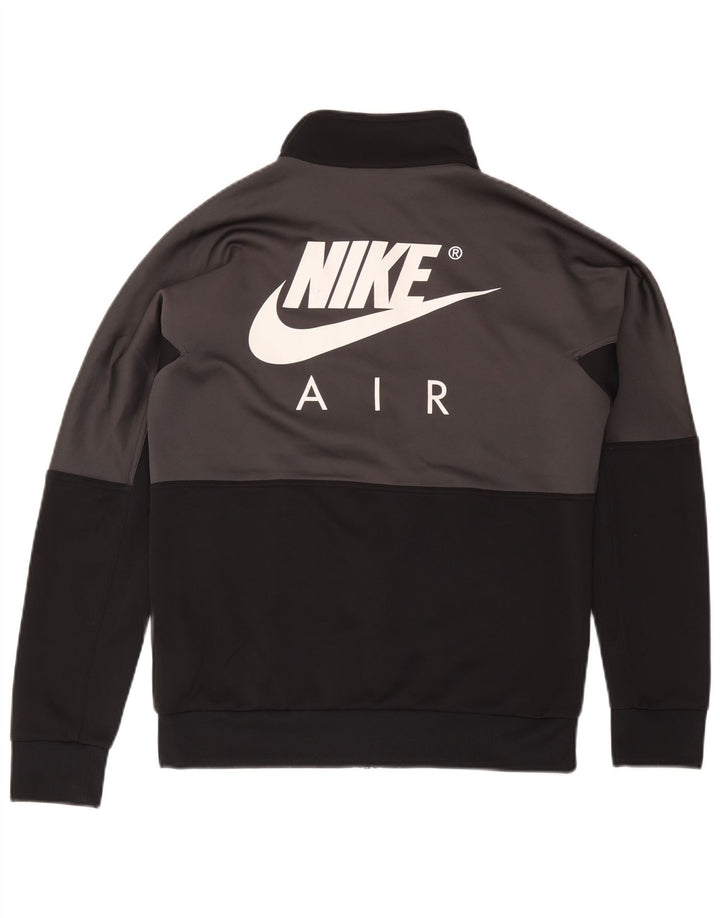 Jaqueta Nike Masculina Graphic Tracksuit Top Pequena Cinza Colorblock Poliéster