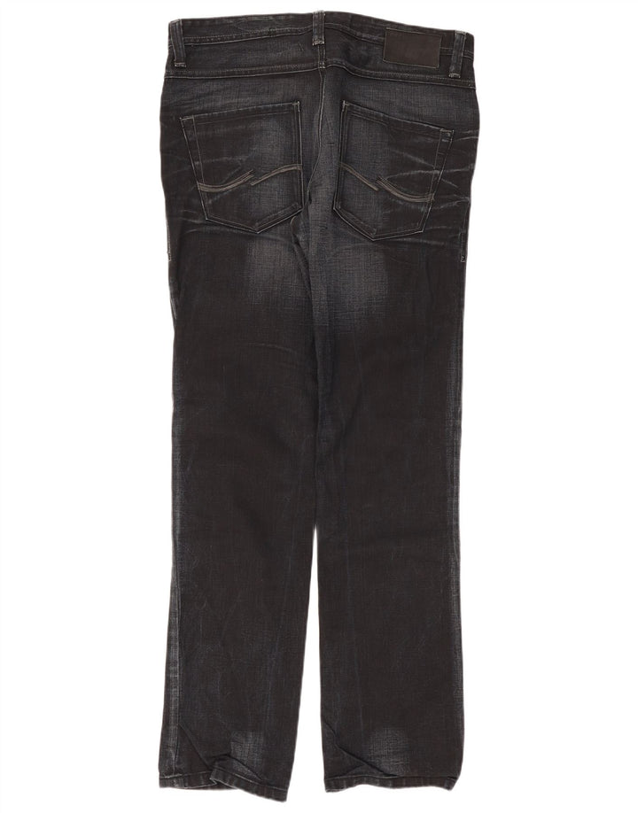 Jeans retos masculinos Jack & Jones W36 L34 preto