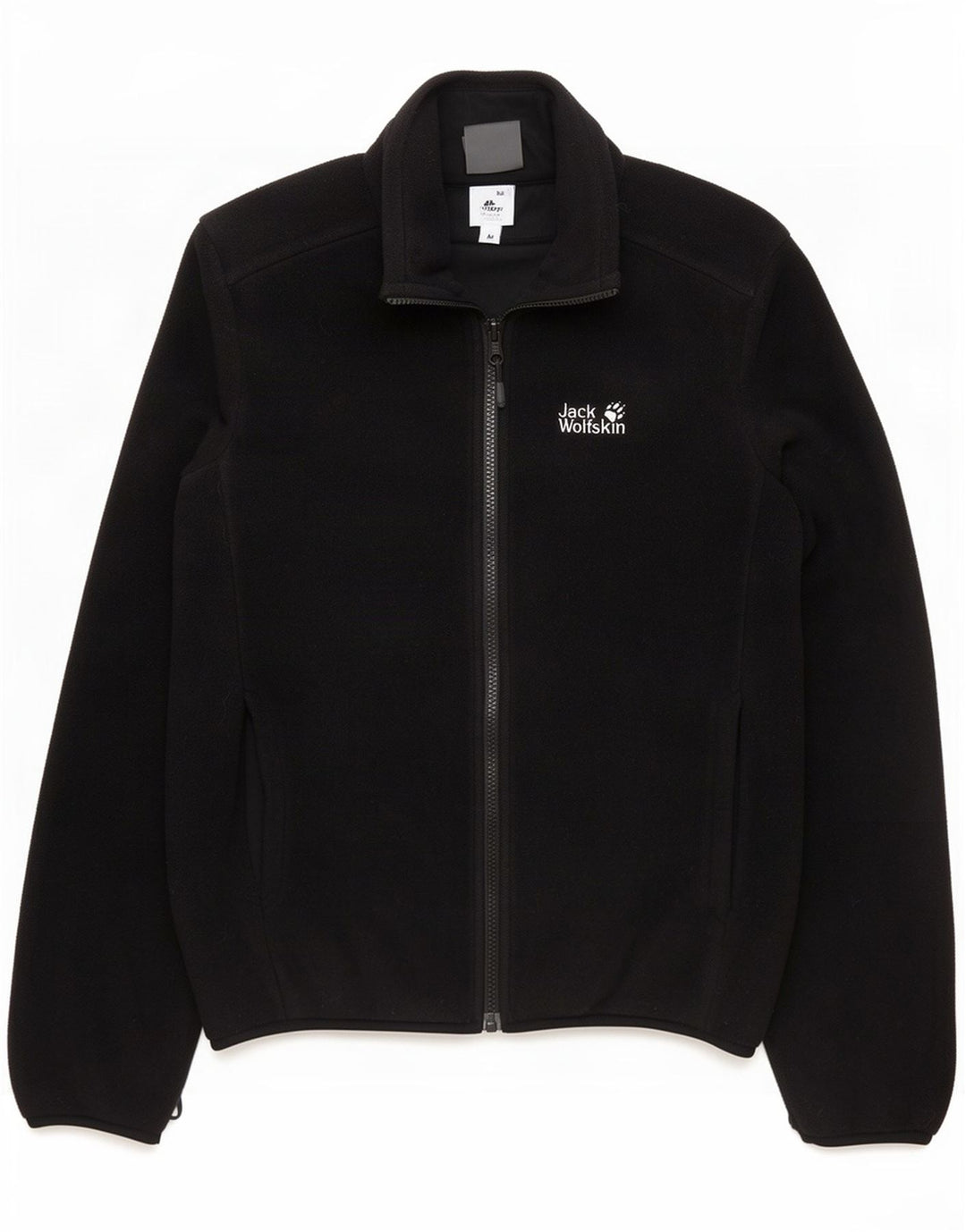 Jack Wolfskin Mens Liner Fleece Jacket UK 38 Pequeno Poliéster Preto