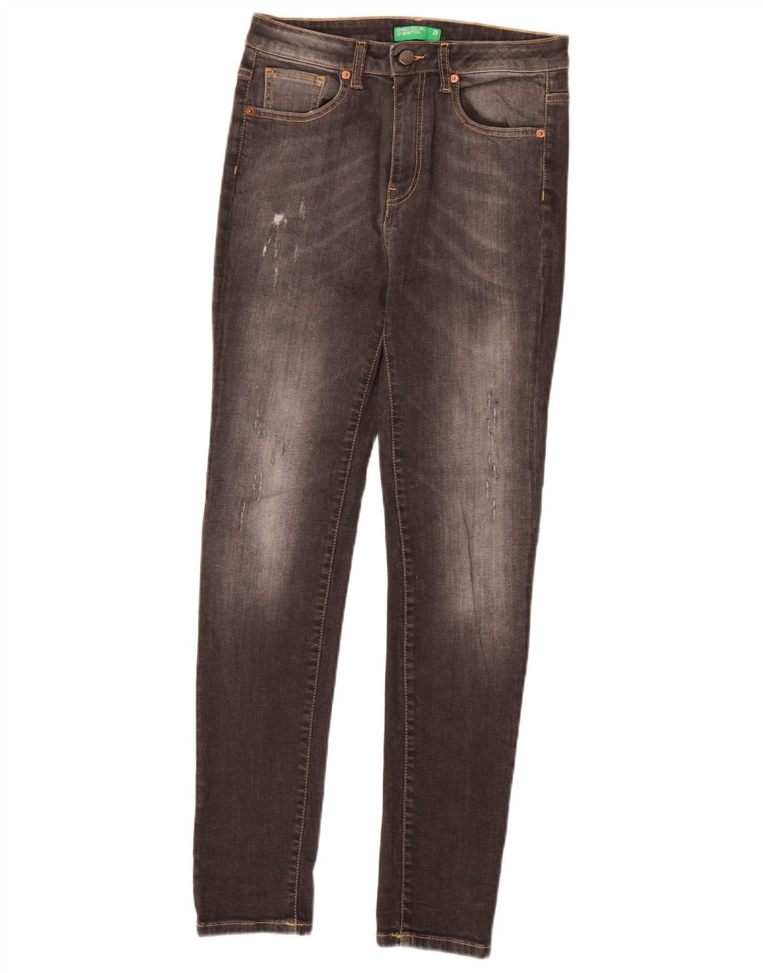Benetton Jeans Skinny Masculino W28 L30 Cinza