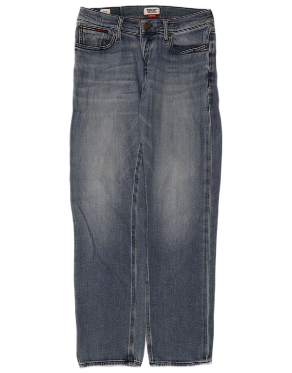 Tommy Hilfiger Masculino Slim Jeans W30 L32 Azul Algodão