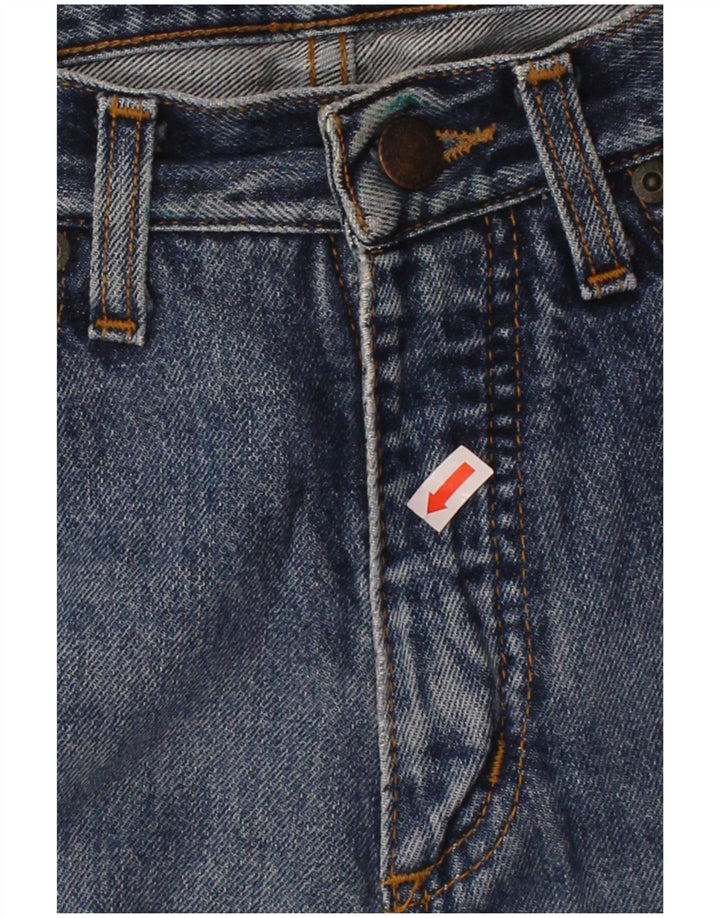 Jeans retos masculinos WRANGLER W27 L32 algodão azul