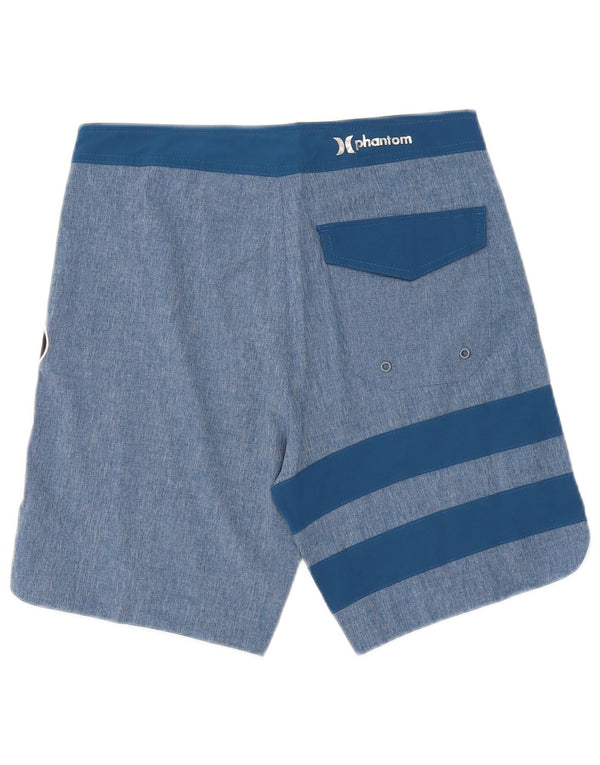 Shorts de natação masculino Harley médio azul colorblock