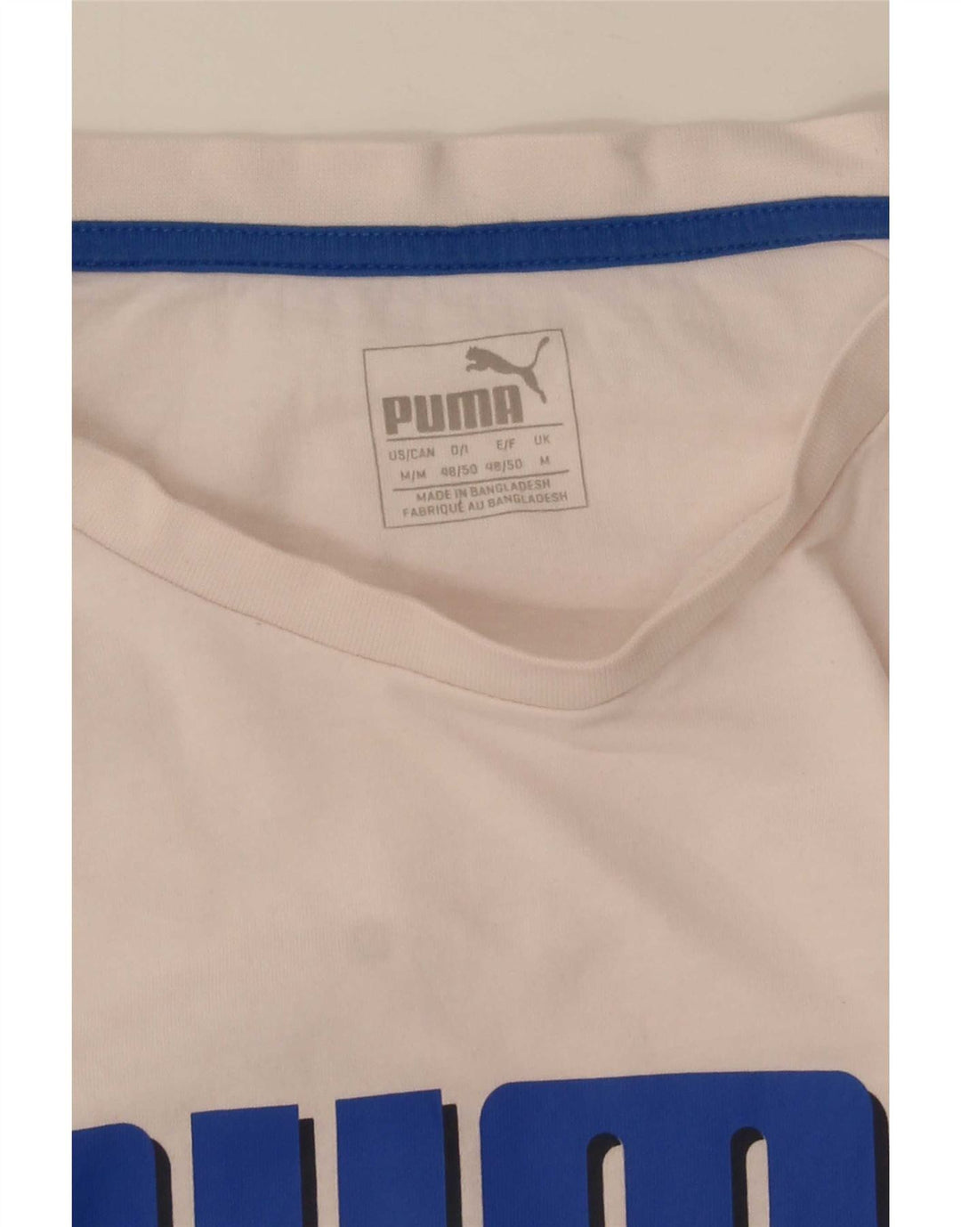 Puma Camiseta Masculina Graphic Top Médio Branco