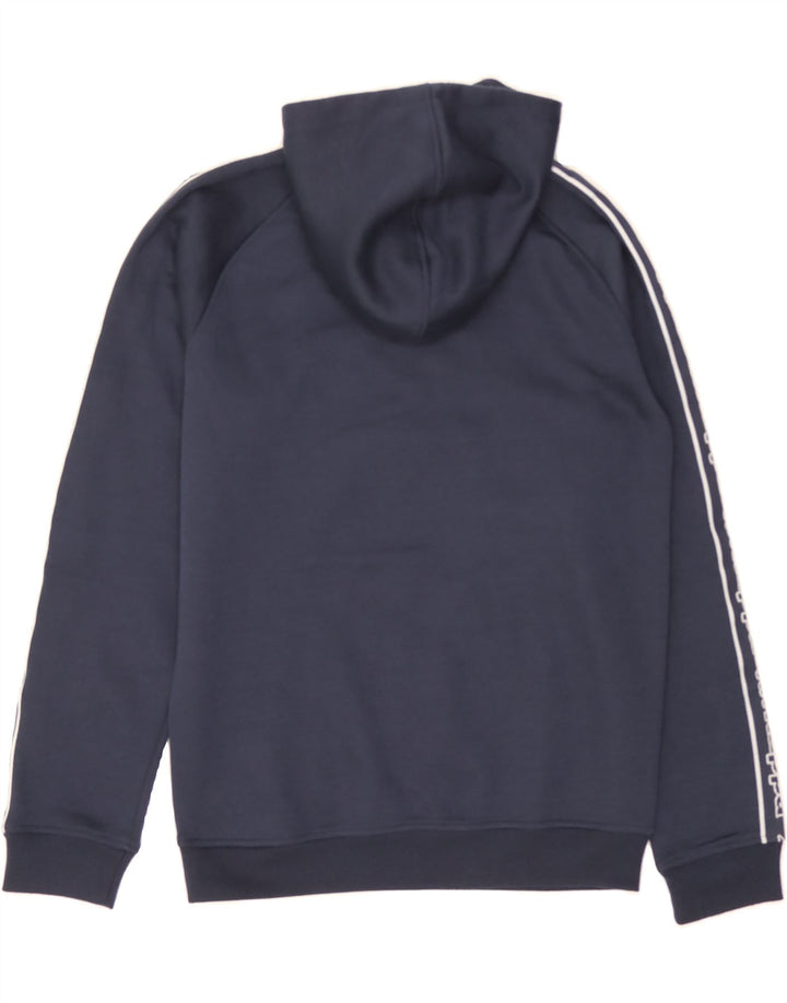 KAPPA Boys Graphic Hoodie Jumper 13-14 Years Navy Blue Cotton Vintage Kappa and Second-Hand Kappa from Messina Hembry 