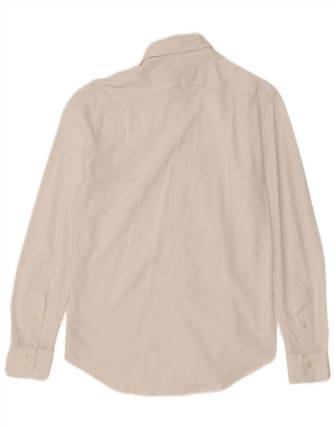 Polo Ralph Lauren Camisa masculina pequena de algodão branco