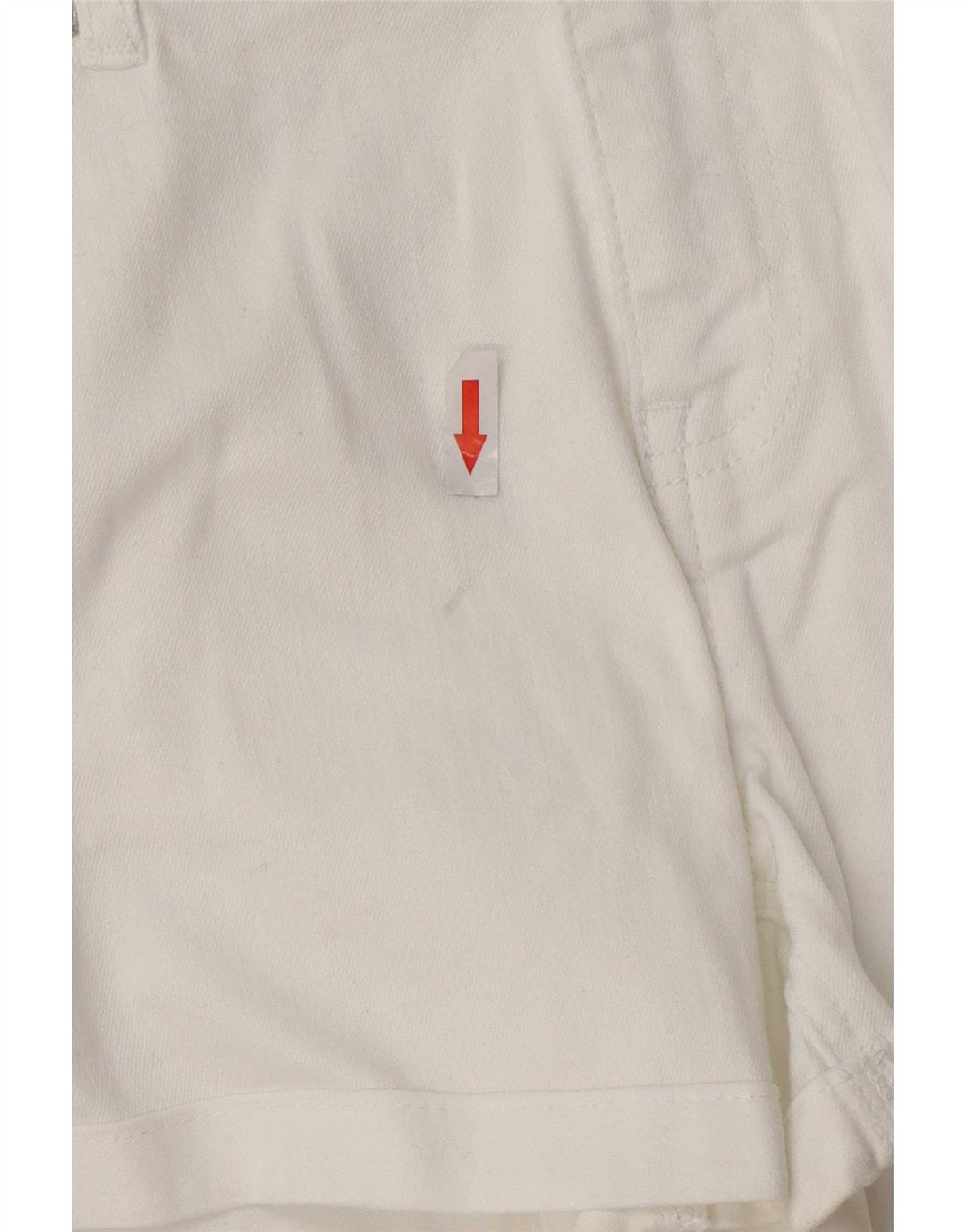 Shorts jeans femininos Oasis UK 14 Médio W30 Branco