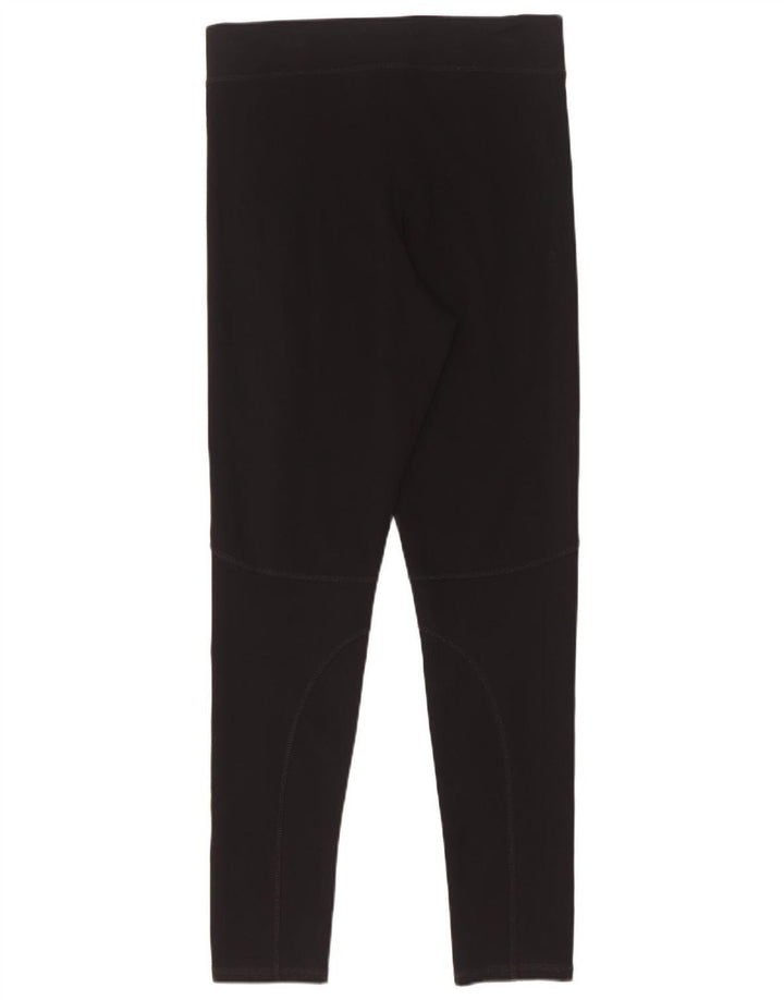 Leggings femininas Zara UK 8 pequenas poliamida preta