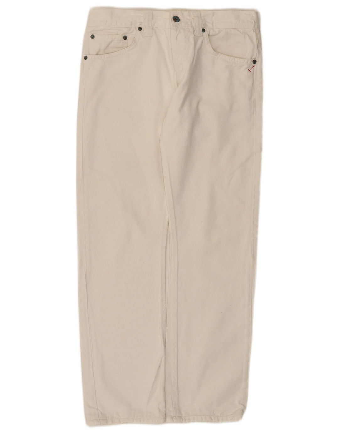 Dondup Jeans retos femininos W32 L29 algodão branco