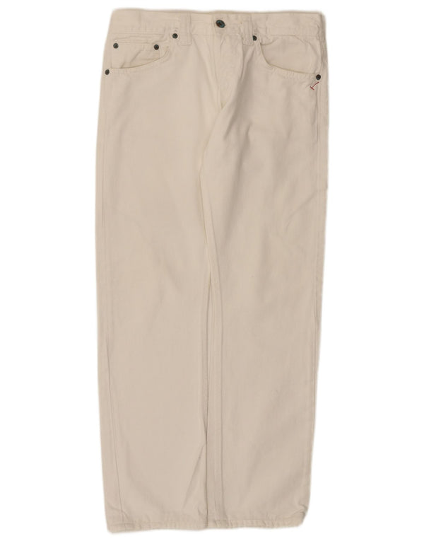 Dondup Jeans retos femininos W32 L29 algodão branco