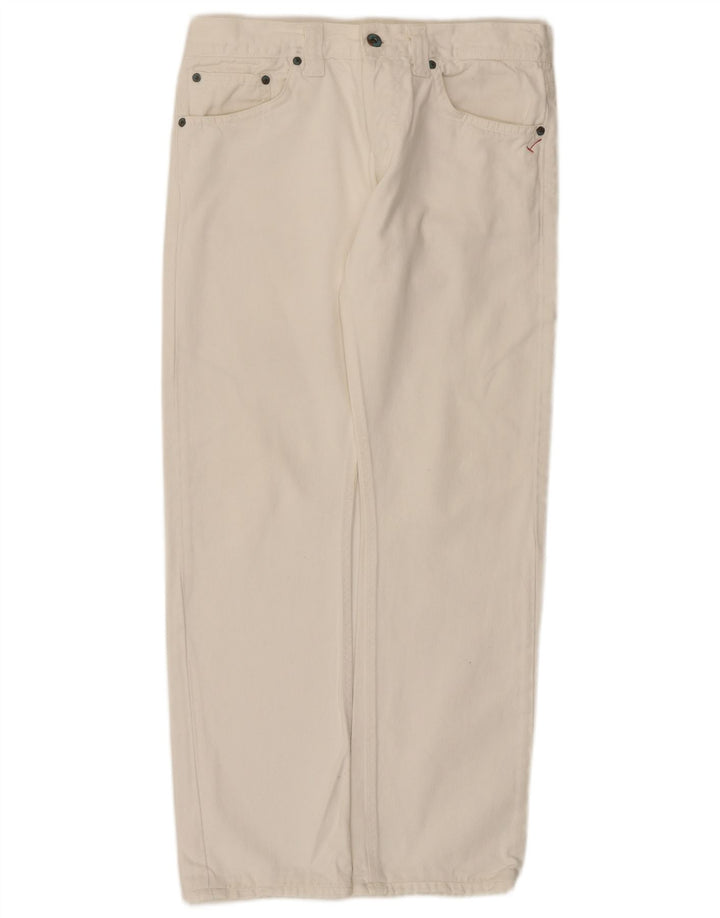 Dondup Jeans retos femininos W32 L29 algodão branco