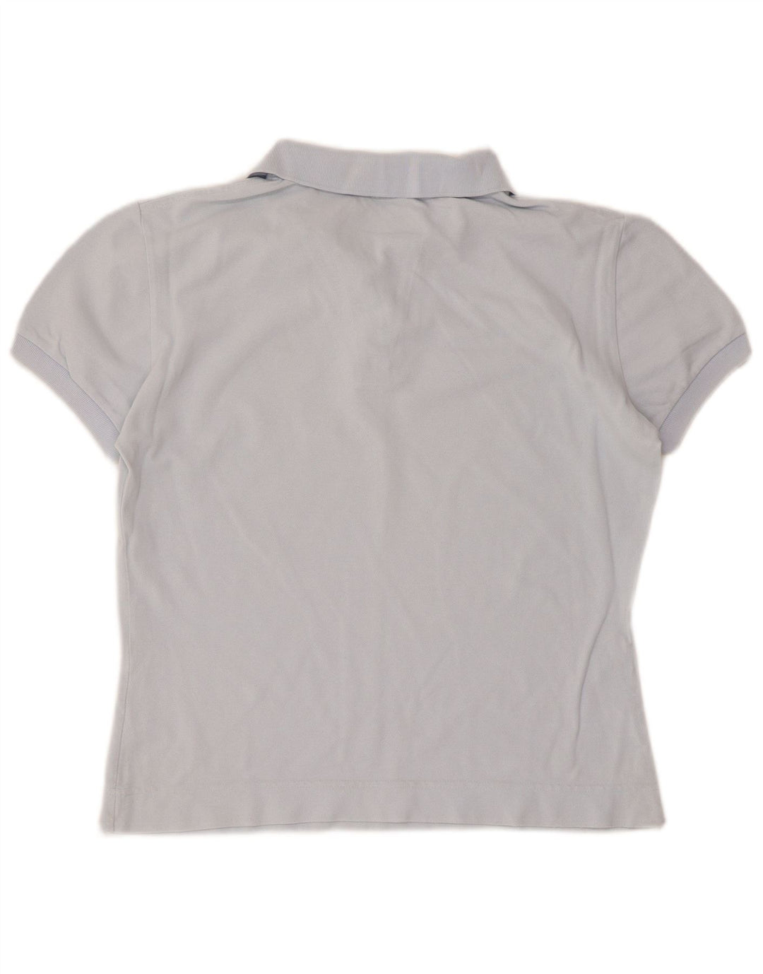 Camisa polo feminina Lacoste tamanho 44 grande algodão azul