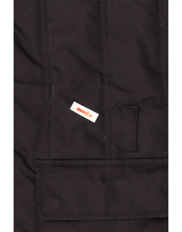 Jaqueta acolchoada feminina Tommy Hilfiger Reino Unido 16 grande nylon preto