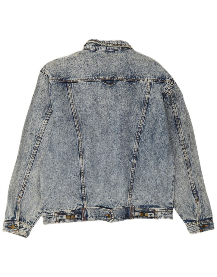 Jaqueta jeans masculina VINTAGE UK 42 XL azul