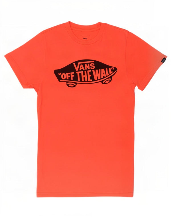 Camiseta masculina Vans Custom Fit Graphic XS Laranja Algodão