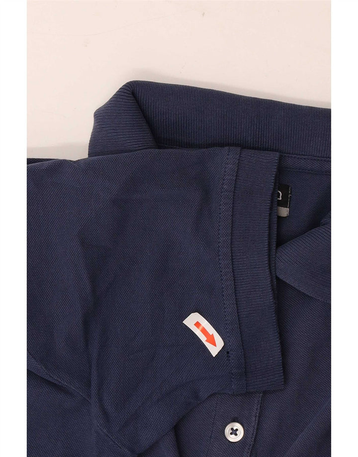 Camisa polo feminina Kappa UK 12 algodão azul marinho médio